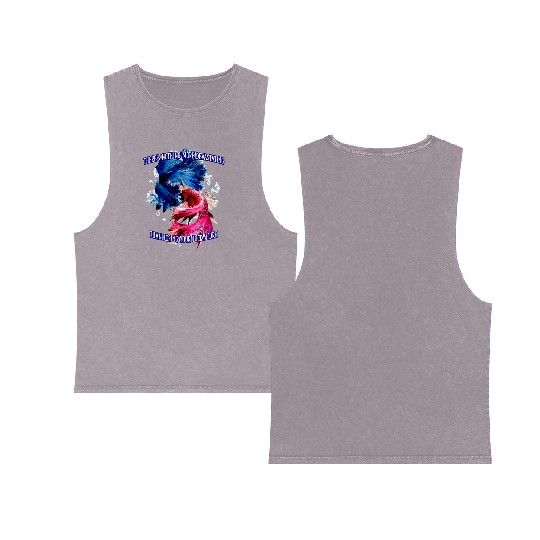 Theres Nothing More Devastating Bobber Sayings Double Sided Mineral Wash Tank Tops