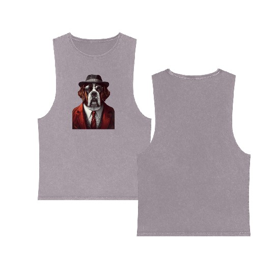 Saint Bernard Double Sided Mineral Wash Tank Tops