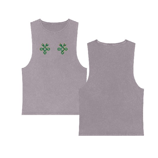 Celtic Knot Guitar | St. Patrick’s Day Mug Double Sided Mineral Wash Tank Tops