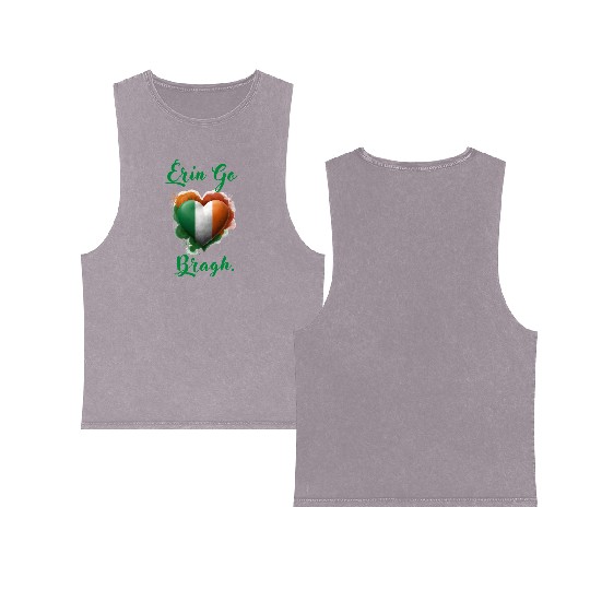 Erin Go Bragh! Double Sided Mineral Wash Tank Tops