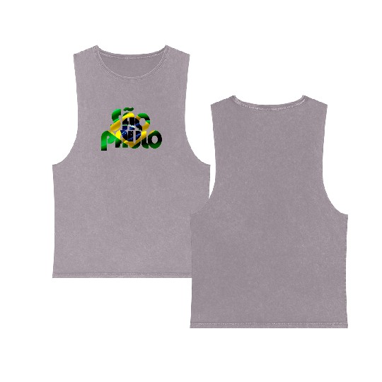 Sao Paulo Double Sided Mineral Wash Tank Tops