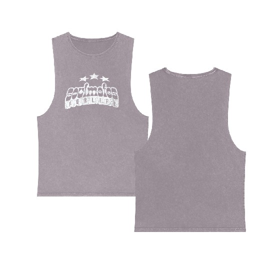 Soulmate for life |I love Double Sided Mineral Wash Tank Tops