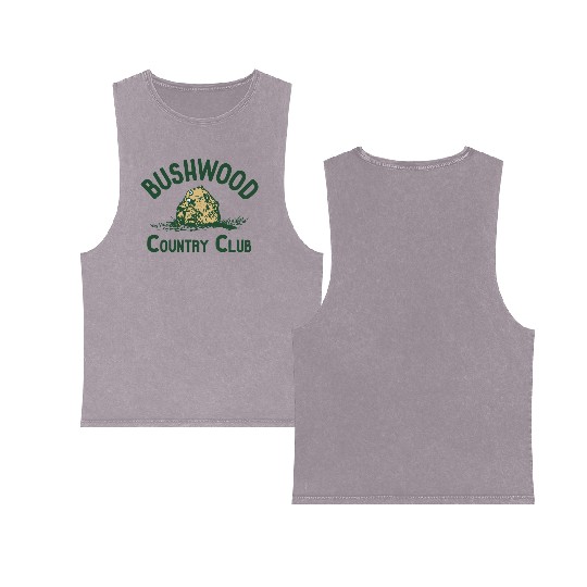 Bushwood Country Club Funny Movie Double Sided Mineral Wash Tank Tops