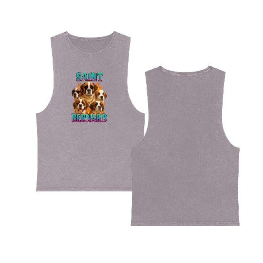 Saint Bernard Double Sided Mineral Wash Tank Tops