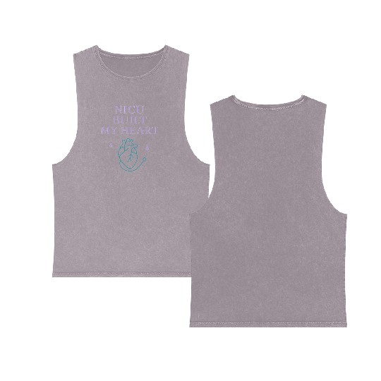 NICU Parent Pride Preemie Warrior Neonatal Double Sided Mineral Wash Tank Tops