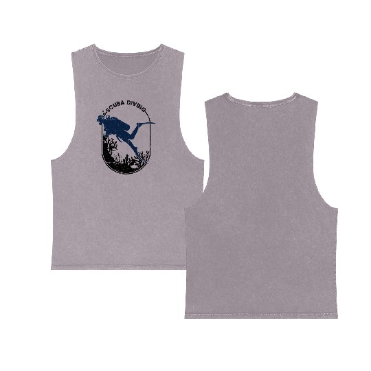 Scuba diving Double Sided Mineral Wash Tank Tops