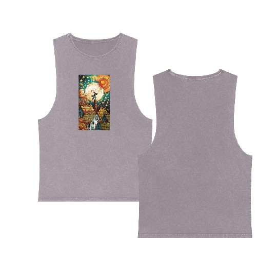 Twilight Troubadour Double Sided Mineral Wash Tank Tops