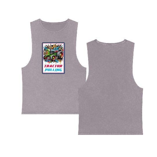 Tractor Pulling Power Double Sided Mineral Wash Tank Tops