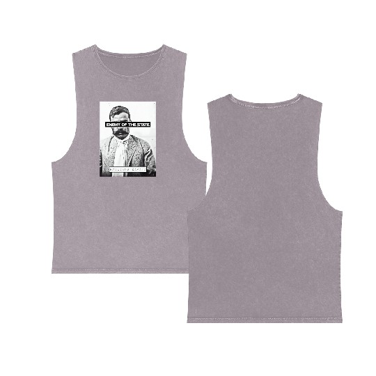 Emiliano Zapata (EOTS) (B&W) Double Sided Mineral Wash Tank Tops