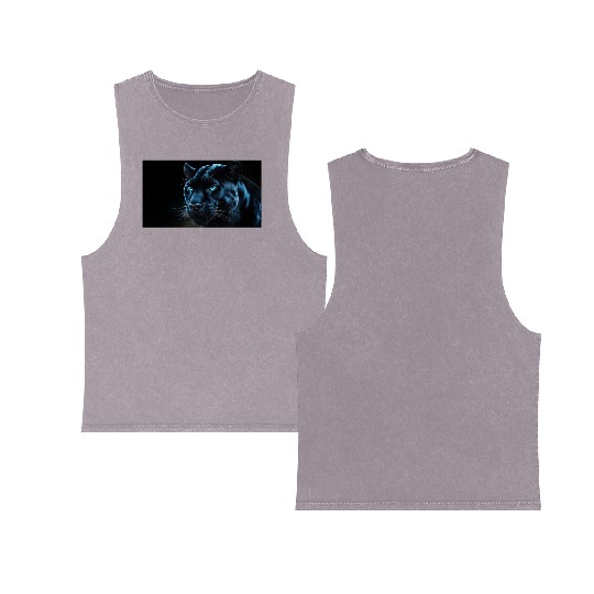 Black Panther Double Sided Mineral Wash Tank Tops