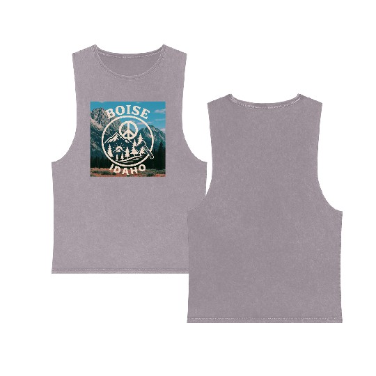 Boise, Idaho (B) Double Sided Mineral Wash Tank Tops