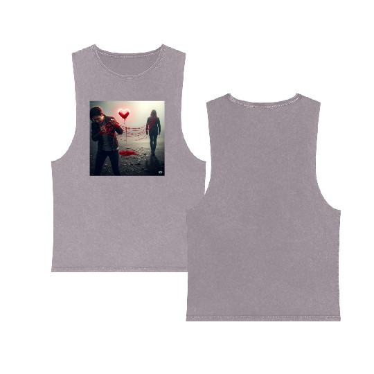 The Bleeding Heart Double Sided Mineral Wash Tank Tops