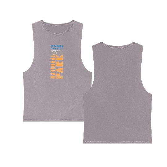 Cuyahoga Valley National Park Hiking Nature Double Sided Mineral Wash Tank Tops