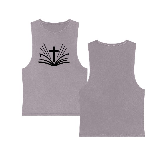 cross bible 1c Double Sided Mineral Wash Tank Tops