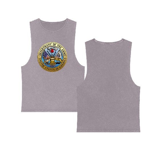 US Army Seal Double Sided Mineral Wash Tank Tops