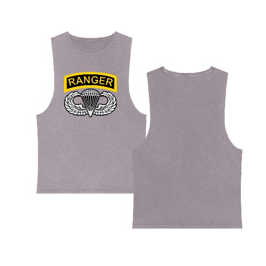 Airborne Ranger Double Sided Mineral Wash Tank Tops
