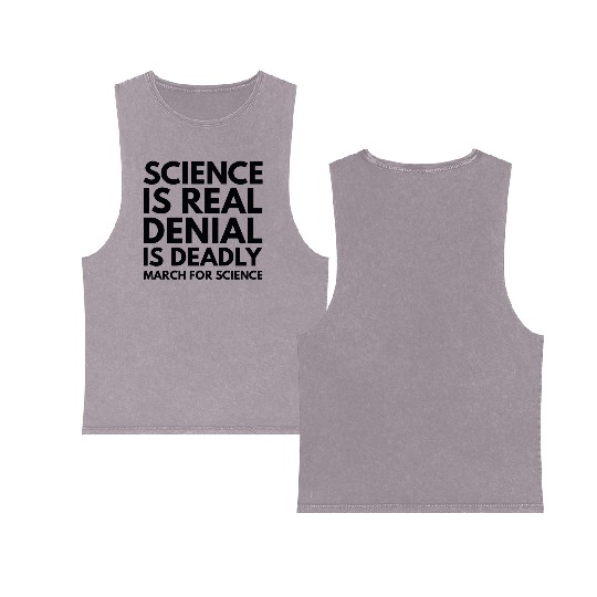 Science Is Real Double Sided Mineral Wash Tank Tops