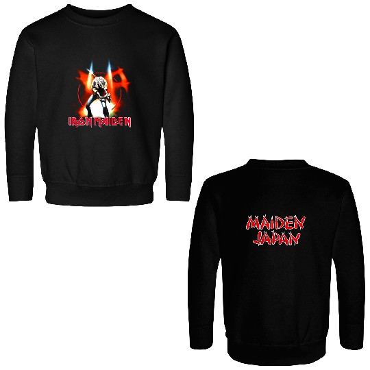 IRON MAIDEN Maiden Japan Double Sided Sweatshirts Double Sided