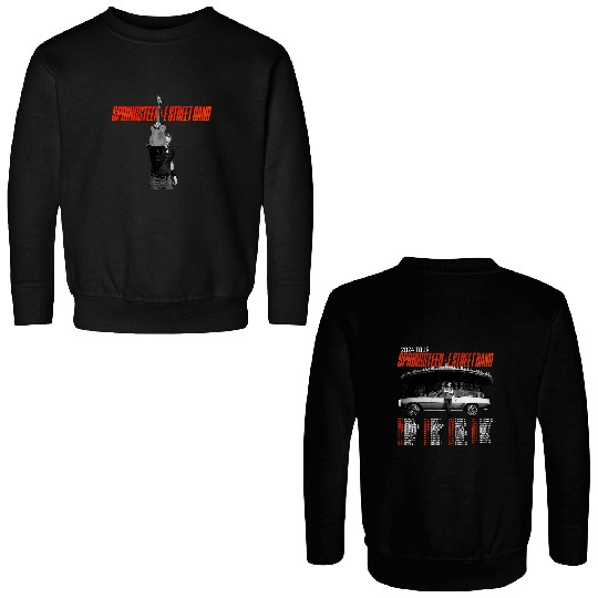 Bruce Springsteen 2024 Tour Double Sided Sweatshirts, E Street Band And Bruce Springsteen Tour Double Sided Sweatshirts, Rock Tour 2024 Double Sided Sweatshirts, Bruce Springsteen Fan Gift Double Sided Sweatshirts