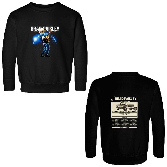 Brad Paisley Truck Still Works Tour 2025 Double Sided Sweatshirts, Brad Paisley Graphic Double Sided Sweatshirts