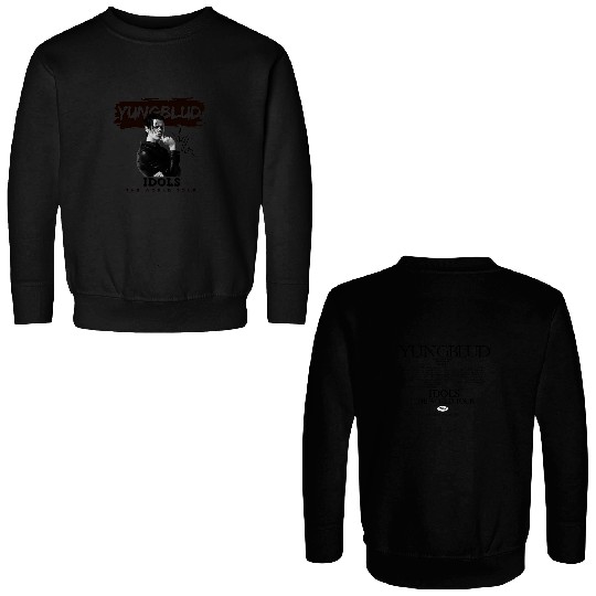 Unisex Double Sided Sweatshirts YUNGBLUD, YUNGBLUD Double Sided Sweatshirts