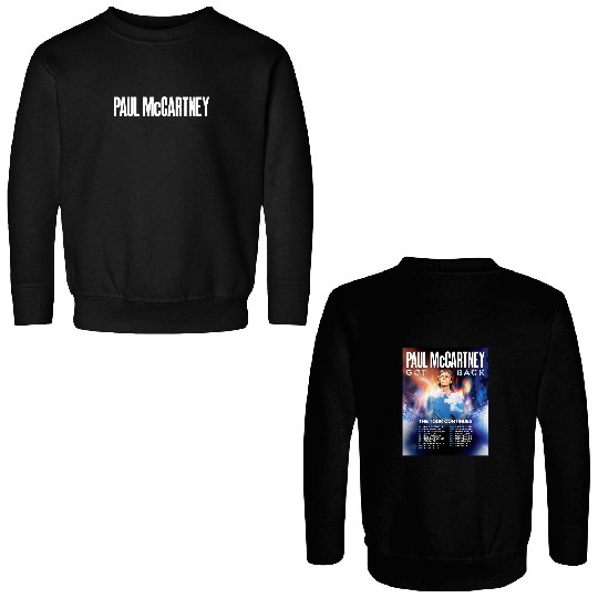 P McCartney Got Back Tour 2025 Double Sided Sweatshirts