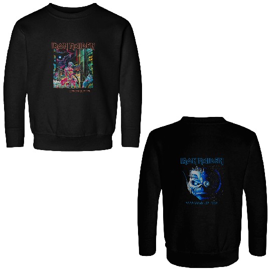 Iron Maiden Somewhere in Time 1986 Tour Double Sided Sweatshirts – Double-Sided Unisex Rock Double Sided Sweatshirts