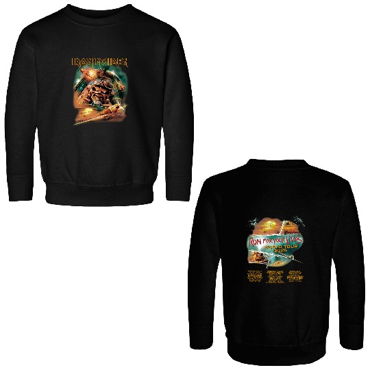 Iron Maiden 2025 Tour Double Sided Sweatshirts – Aces High Eddie Graphic Double Sided Sweatshirts