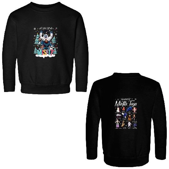 Misfit Toys Christmas Double Sided Sweatshirts, A Bit Of A Misfit Double Sided Sweatshirts, Rudolph Red Nose Double-Sided Double Sided Sweatshirts