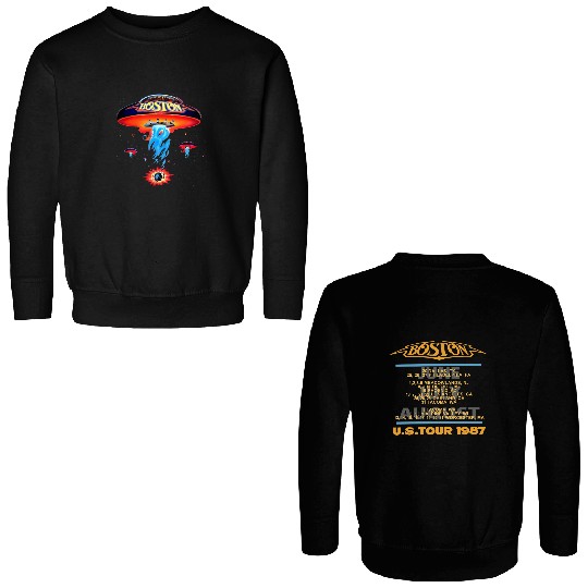 Discover RARE!! Boston Band Concert Tour 1987 Double Sided Sweatshirts All Size S-3XL unisex Gift For Fan