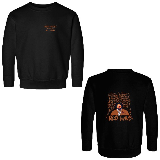 Rod Wave Nostalgia Album 2 side Double Sided Sweatshirts, Rod Wave Double Sided Sweatshirts