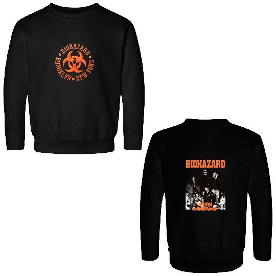 Discover Biohazard Urban Discipline 1992 Music Double Sided Sweatshirts, Band American Music Double Sided Sweatshirts
