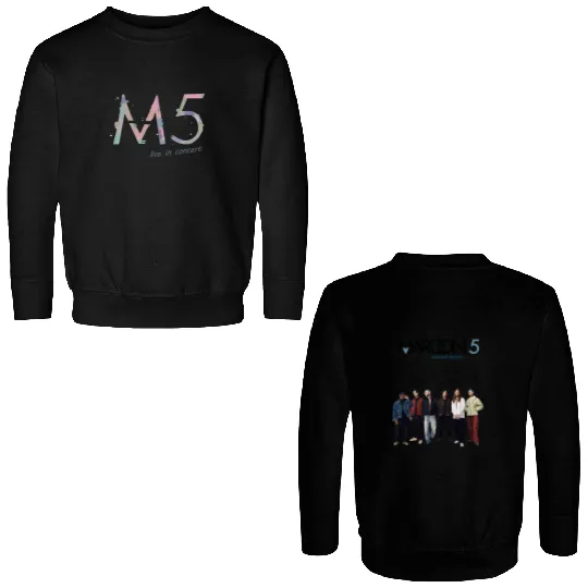 Maroon 5 Band 2024 Tour Double Sided Sweatshirts Double Sided Double Sided Sweatshirts | Multi-size | Extra Comfortable Short Sleeve Double Sided Sweatshirts | Concert Outfit For Unisex
