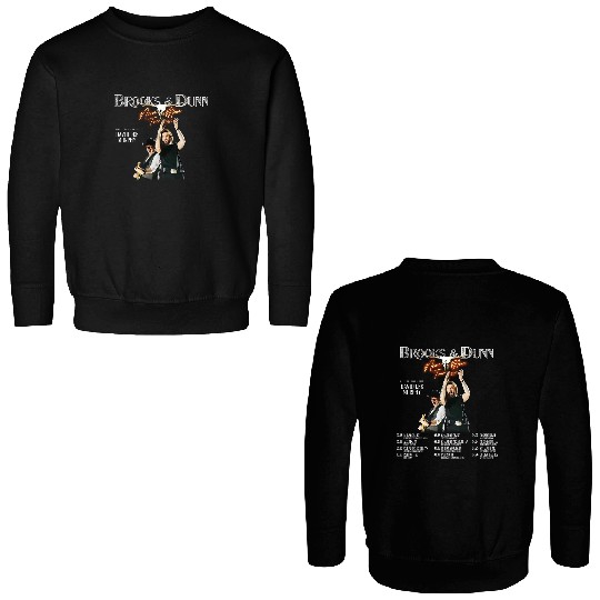Brooks and Dunn Neon Moon Tour 2025 Double Sided Sweatshirts, Brooks & Dunn Merch Double Sided Sweatshirts Double Sided Sweatshirts