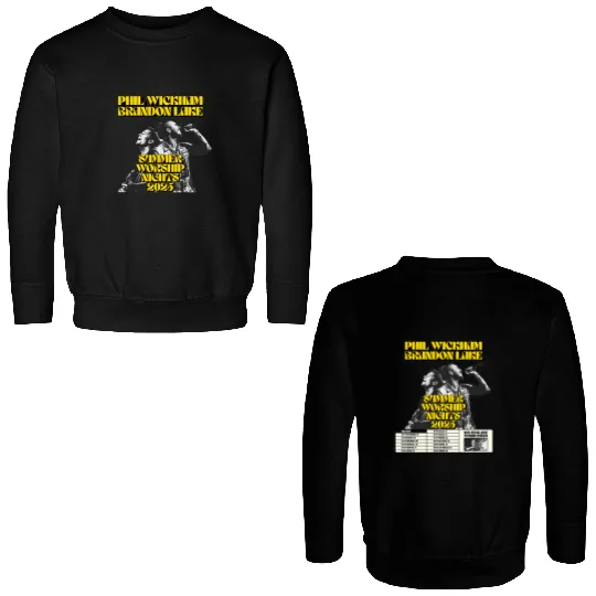 Phil Wickham and Brandon Lake Tour 2025 Double Sided Sweatshirts Fan Gift