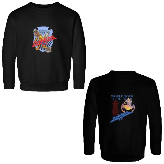 1988 Dokken - Monsters of Rock World Tour Double Sided Sweatshirts Double Sides For Fans