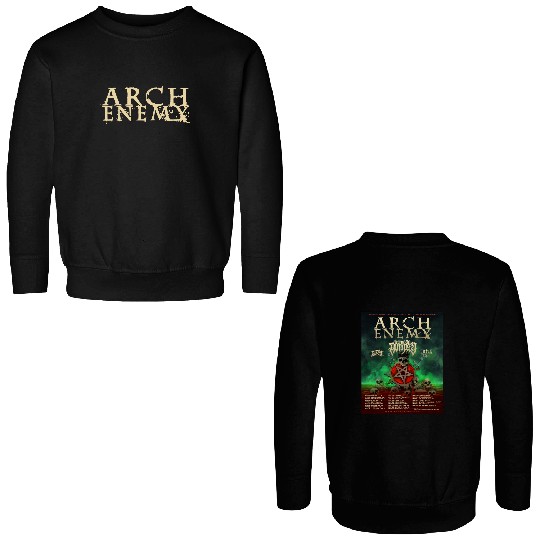 Arch Enemy Band Poster For North American Blood Dynasty 2025 Tour Double Sided Sweatshirts