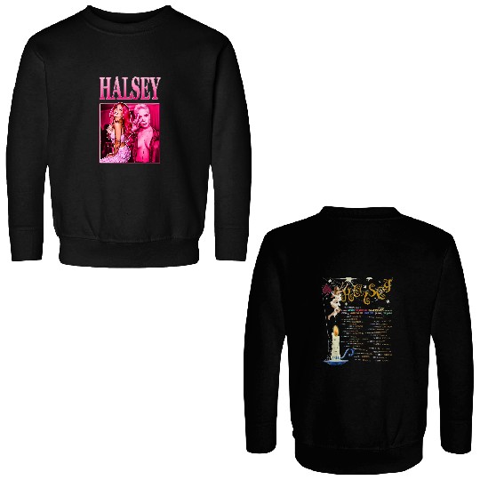 Halsey For My Last Trick The Tour 2025 Double Sided Sweatshirts  All Size S-3XL Double Sided Sweatshirts