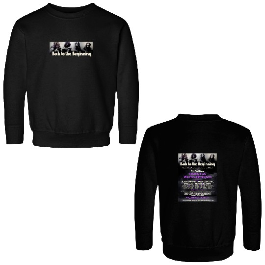 Black Sabbath Ozzy Osbourne Back To The Beginning Double Sided Sweatshirts - Final Show July 5, 2025