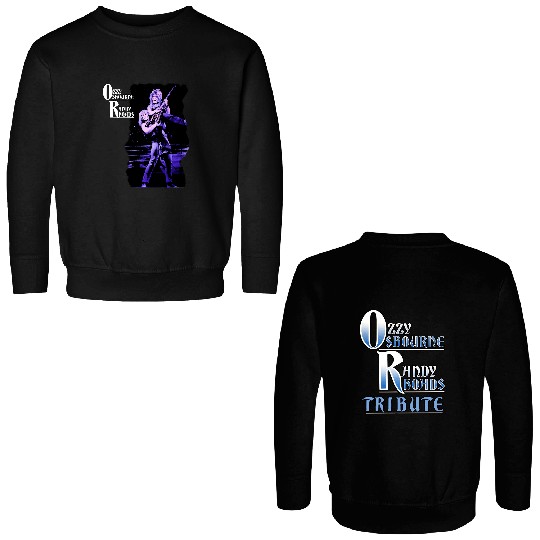Ozzy Osbourne Randy Rhoads Tribute Double Sided Sweatshirts, Double Sided Double Sided Sweatshirts for Fans