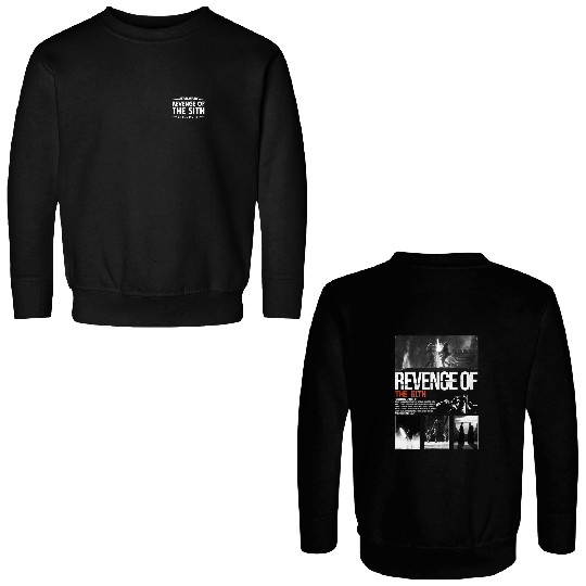 Vintage Revenge of the Sith Double Sided Sweatshirts Anakin Skywalker Double Sided Sweatshirts Darth Vader Double Sided Sweatshirts Kenobi Double Sided Sweatshirts Retro Star Wars Movie Revenge of the Sith Double Sided Sweatshirts