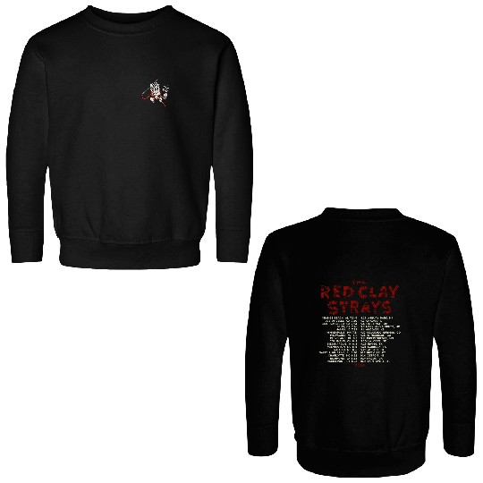 Red Clay Strays Merch Get Right Tour 2025 Two Sides Double Sided Sweatshirts