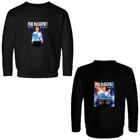 P McCartney Got Back Tour 2025 North America Double Sided Sweatshirts for Fans