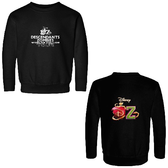 Descendants Zombies Worlds Collide Tour 2025 Double Sided Sweatshirts