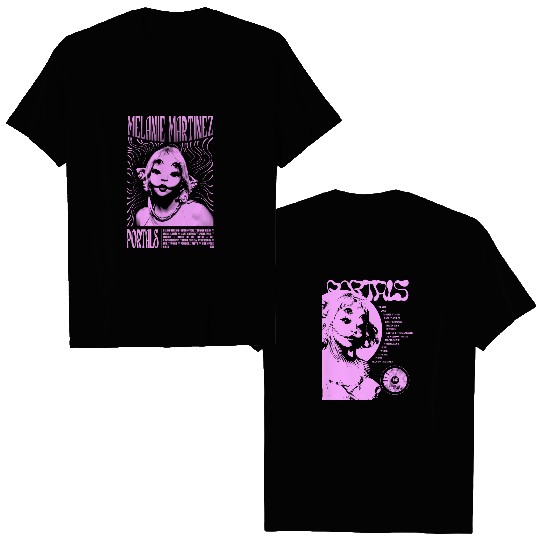 Melanie Martinez The Trilogy Tour 2024 T-Shirt, Portals Album Unisex Double Sided T-Shirt