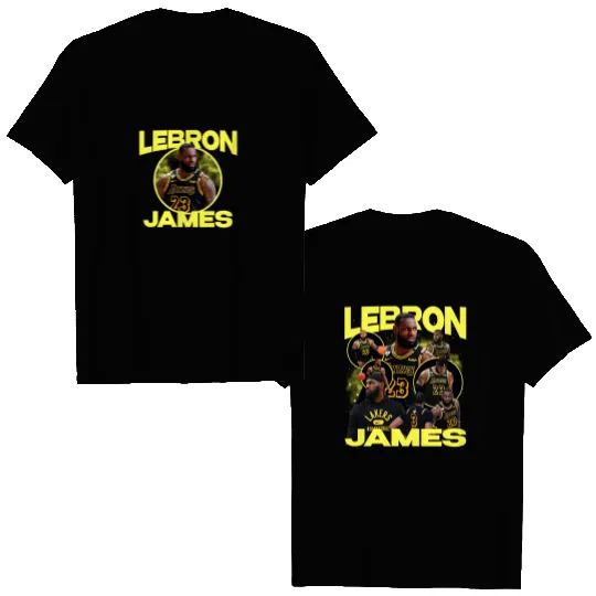 LeBron James Hooded Double Sided T Shirts for Youth Boys Girls 90s