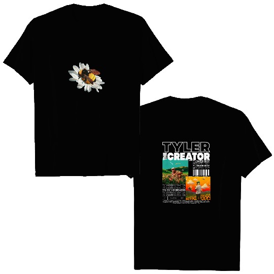 Tyler The Creator Flower Boy Album Cover Double Sided T Shirts