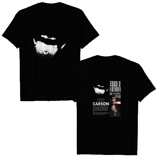 Rapper Ken Carson Teen X Music Album Double Sided T Shirts