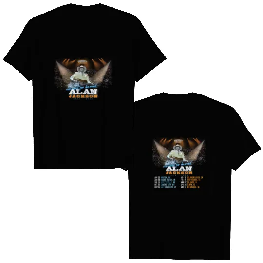 Alan Jackson Last Call One More For The Road Tour 2024-2025 Tee Gift