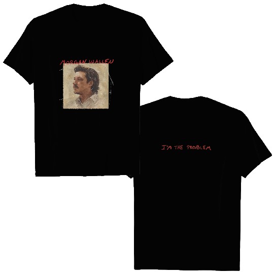 Wallen Western Tour 2025 I'm The Problem Album Cover Double Sided T Shirts